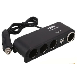 Priza auto No. 1525 cu 4 porturi de iesire si 2 USB