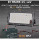 Proiector 100W 12V 96 led smd cu lupa Dreptunghoular CaiCai CLESTI