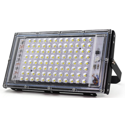 Proiector 100W  220V 96 LED SMD cu lupa Dreptunghiular