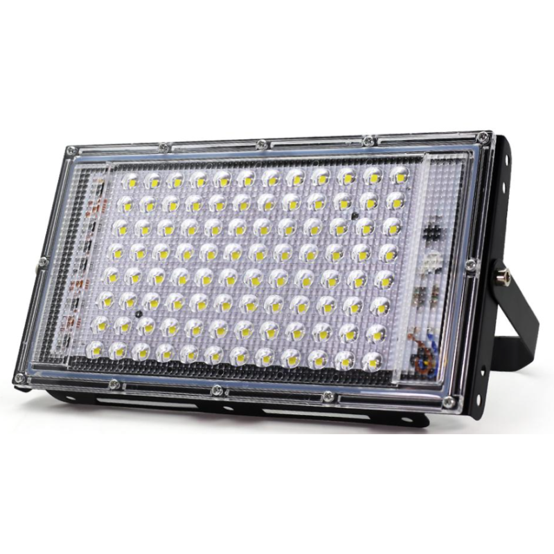 Proiector 100W 220V 96 LED SMD cu lupa Dreptunghiular