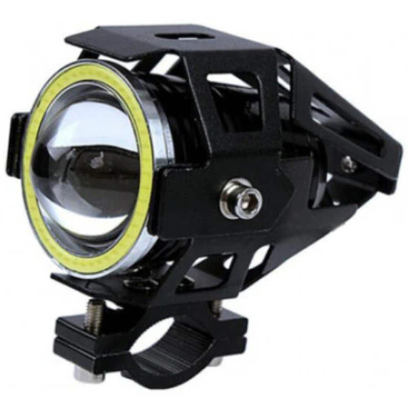 Proiector 12V Moto cu LED 10 W tip U9 Prindere pe Ghidon