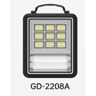 Proiector 195 LED Solar cu Baterie GD-2208A 200W