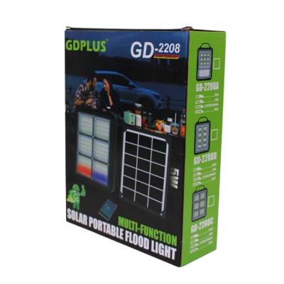 Proiector 200 LED Solar cu Baterie GD-2208B 300W