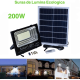 Proiector 200W cu Panou Solar si Telecomanda