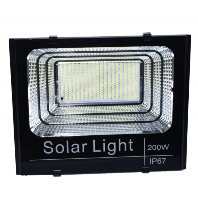 Proiector 200W cu Panou Solar si Telecomanda