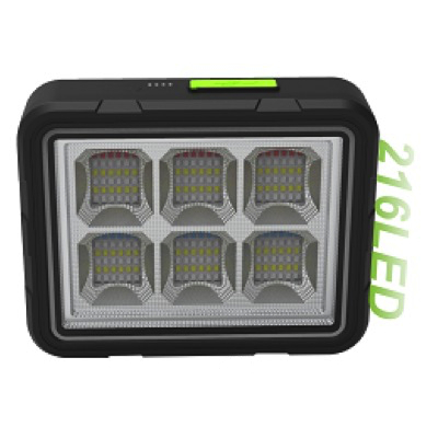 Proiector 216 LED Solar cu Baterie GD-2207A 4 Moduri de Iluminare 150W