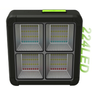 Proiector 224 LED Solar cu Baterie GD-2206B 4 Moduri de Iluminare 120W