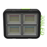 Proiector 308 LED Solar cu Baterie GD-2207B 4 Moduri de Iluminare 200W