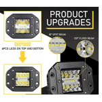 Proiector auto 48W 4/6/4 LED 3 randuri 12/24v