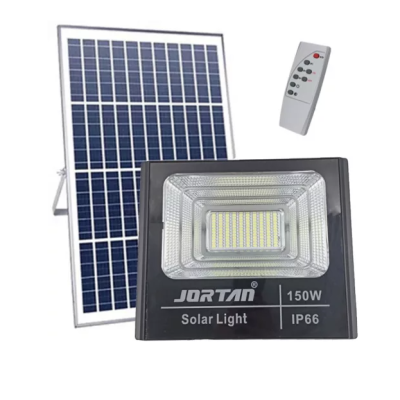 Proiector cu panou solar 150W si telecomanda BJ150W