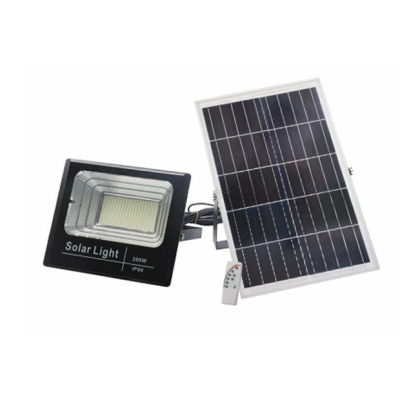 Proiector cu panou solar 200W si telecomanda BJ200W