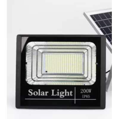 Proiector cu panou solar 400W si telecomanda BJ400W