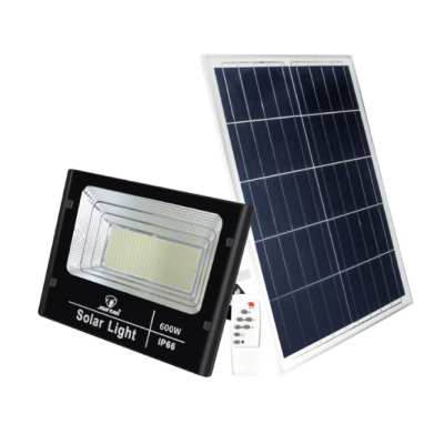 Proiector cu panou solar 600W si telecomanda BJ600W