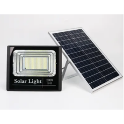 Proiector cu panou solar 600W si telecomanda BJ600W