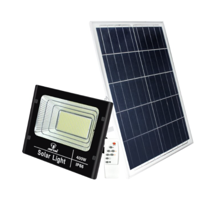 Proiector cu panou solar 600W si telecomanda BJ600W