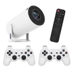 Proiector de jocuri X10 Plus 4K 120 lumeni 64 GB cu telecomanda 10000 de jocuri si 2 controller 