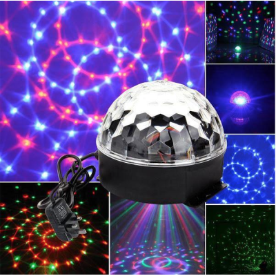 UB Proiector Disco Led Magic Ball Light cu telecomanda si Redare Audio MP3