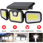 Proiector FL 1725B TRIPLU 30W 100LED COB Cu Panou Solar 