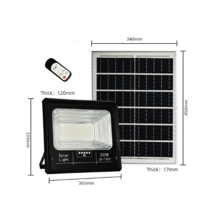 Proiector LED 300W cu panou solar