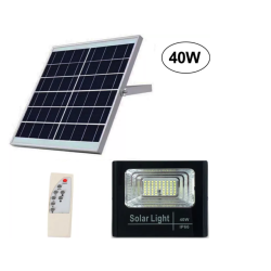 Proiector LED 40W cu panou solar si telecomanda HA