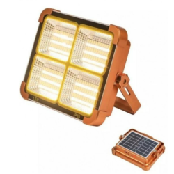 Proiector Led 500W D8 cu Panou Solar 3 moduri lumina, Functie Stroboscop
