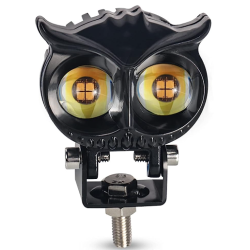 Proiector LED auto cu 2 FAZE putere 30W 6000K model bufnita