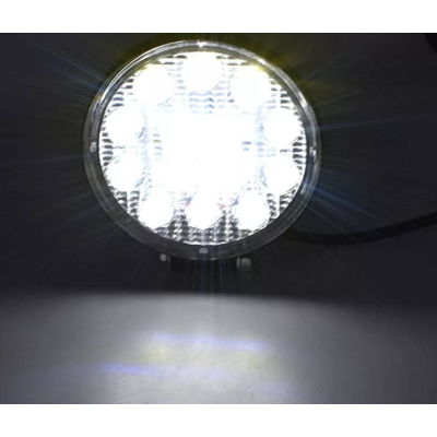 Proiector LED auto Offroad 14 led 42W rotund