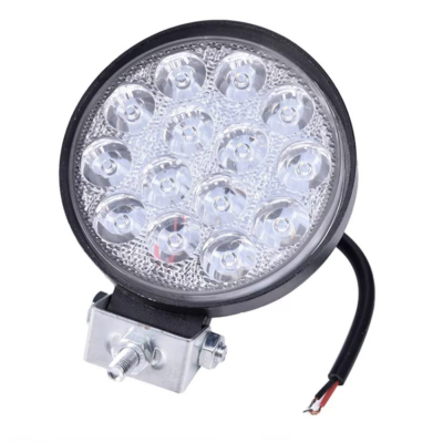Proiector LED auto Offroad 14 led 42W rotund
