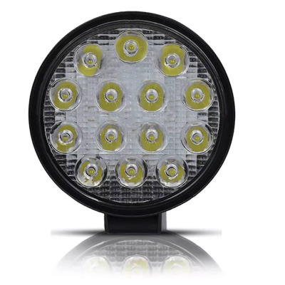 Proiector LED auto Offroad 14 led 42W rotund
