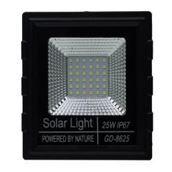 Proiector led cu panou solar putere 25w GD 8625