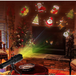 Proiector LED Laser tip Lanterna Andowl SE679 01 Decorare casa si gradina