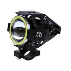 Proiector led U7 angel eyes, Moto, ATV, Off Road cu 2 faze si mod stroboscop 