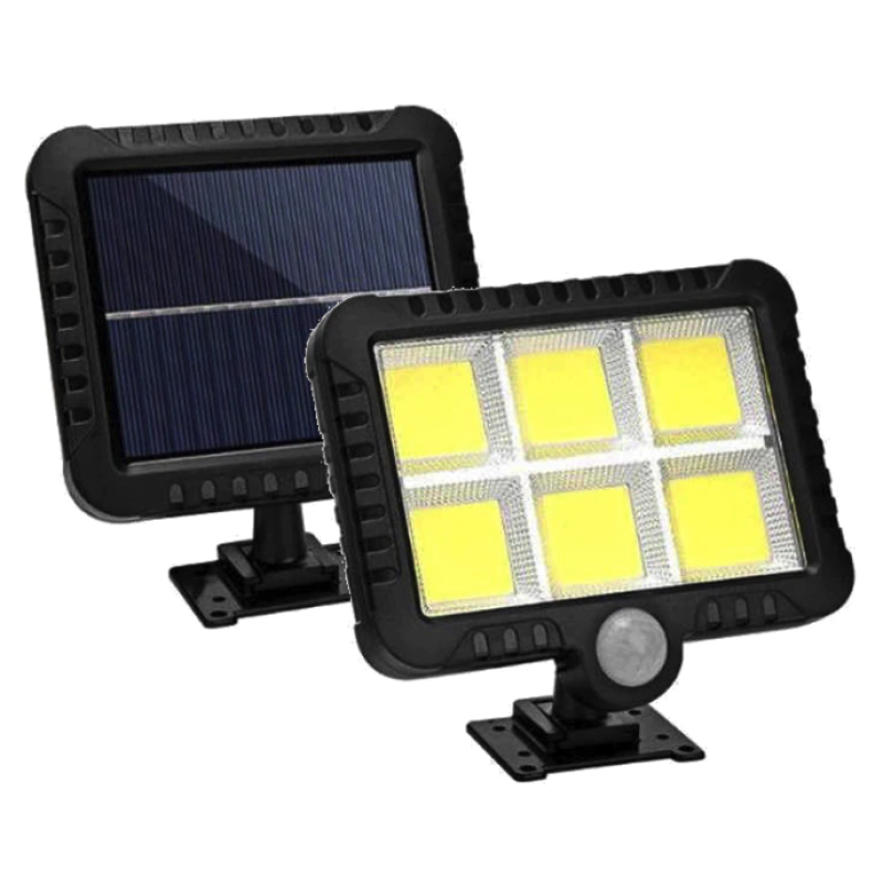 Proiector solar 10W 6 casete COB SL-F120 Senzor de lumina si miscare