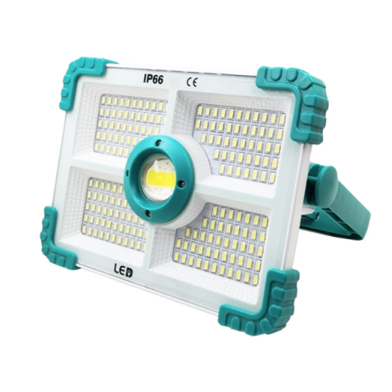 Proiector solar COBA CB F188 cu 188 LED putere 100 W alb/albastru 5 casete