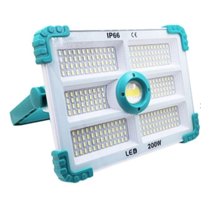 Proiector solar COBA CB F280 putere 200W si 280 LED alb/albastru 6 casete