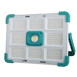 Proiector solar COBA CB F374 cu 374 LED putere 300 W alb/albastru 9 casete