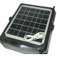 Proiector solar GD PLUS  2208B 4 tipuri de iluminare incarcare telefon putere 300W 200 LED