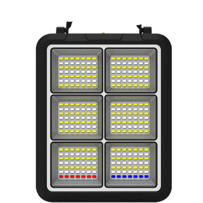 Proiector solar GD PLUS 2208C 4 tipuri de iluminare incarcare telefon putere 400W