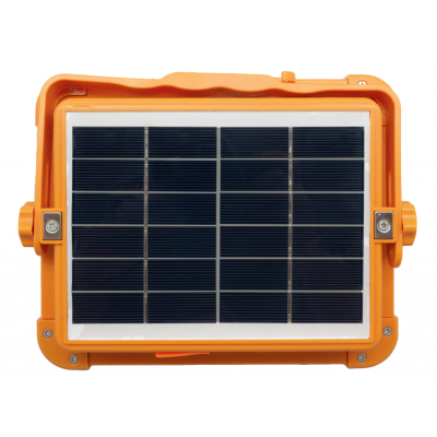 Proiector Solar portocaliu Portabil 336 led D10 4 casete