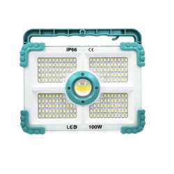 Proiector solar putere 100W cu 188 LED unghi de iluminare 180 grade 4 moduri de iluminare