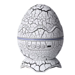 Proiector Stele Ou de Dinozaur 4 IN 1 lampa veghe copii speaker bluetooth LED 19 sunete albe rotatie 360