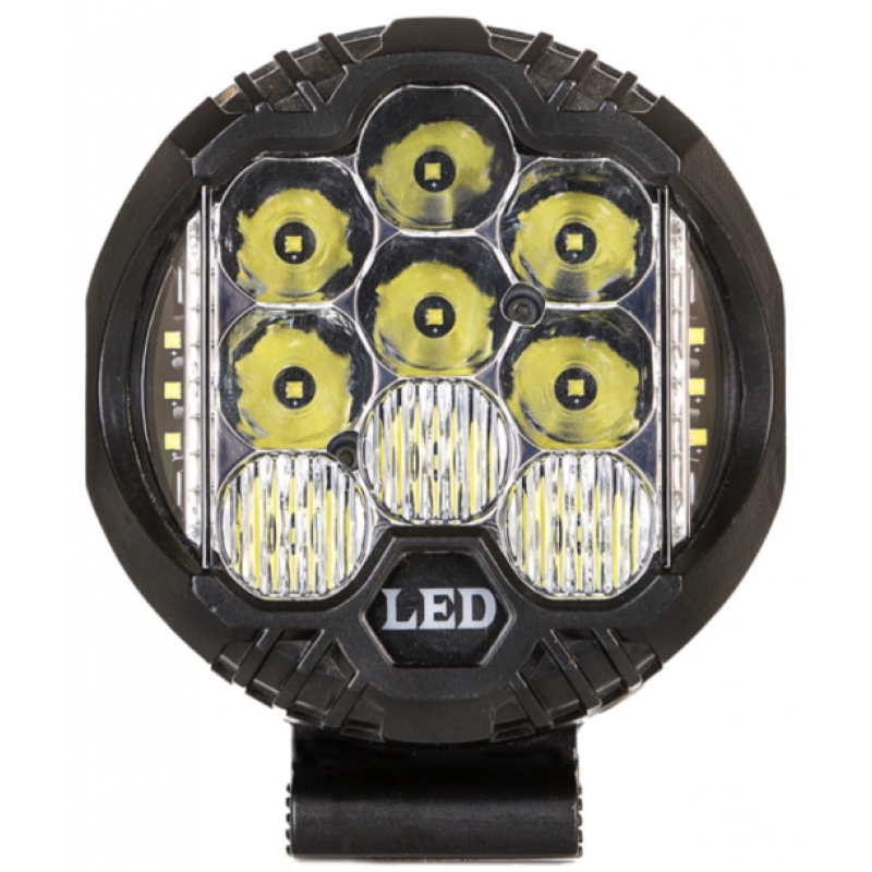 Proiector stroboscop cu lumina de zi galbena 12v-24v 280w 6000k