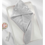 Prosop de baie pentru copii tip Turban din microfriba pentru uscarea parului model pisicuta