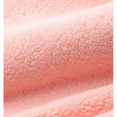 Prosop turban cu nasture pentru uscare par ROZ