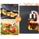 Pulverizator spray pentru ulei din sticla, reutilizabil 180 ml
