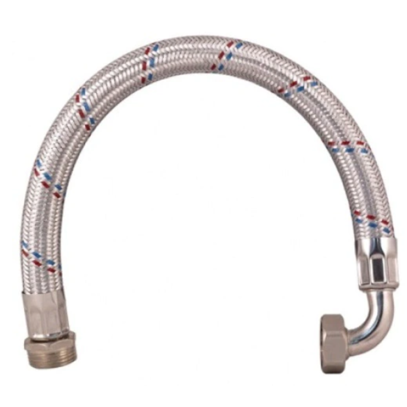 Racord flexibil cu cot pentru hidrofor, lungime 80 cm grosime 80