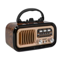 Radio portabil cu bluetooth model retro Q SY 721 cu incarcare solara