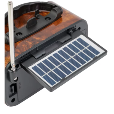 Radio portabil cu bluetooth model retro Q SY 721 cu incarcare solara