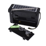 Radio portabil cu incarcare solara si acumulator portabil FP 801 S