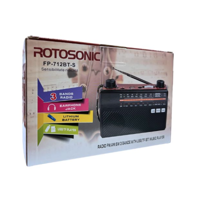 Radio portabil Rotosonic Solar FP 712 cu Panou Solar